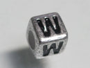 TOKO-BEADS P007-123 Alphabet (W) 7mm P007-123 アルファベット（W） 7mm Asian bead & African bead  Handmade,Lampeork,bead,asia,india,ethnic,parts,accessory,beads とんぼ玉,ビーズ,トンボ玉,アジア,インド,エスニック,手作り,パーツ,アクセサリー