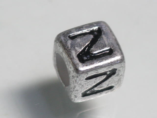 TOKO-BEADS P007-126 Alphabet (Z) 7mm P007-126 アルファベット（Z） 7mm Asian bead & African bead  Handmade,Lampeork,bead,asia,india,ethnic,parts,accessory,beads とんぼ玉,ビーズ,トンボ玉,アジア,インド,エスニック,手作り,パーツ,アクセサリー