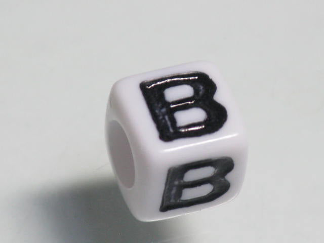 TOKO-BEADS P007-202 Alphabet (B) 7mm P007-202 アルファベット（B） 7mm Asian bead & African bead  Handmade,Lampeork,bead,asia,india,ethnic,parts,accessory,beads とんぼ玉,ビーズ,トンボ玉,アジア,インド,エスニック,手作り,パーツ,アクセサリー