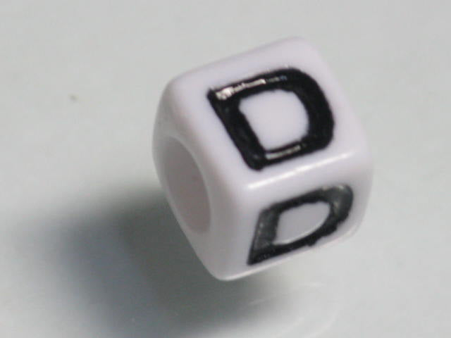 TOKO-BEADS P007-204 Alphabet (D) 7mm P007-204 アルファベット（D） 7mm Asian bead & African bead  Handmade,Lampeork,bead,asia,india,ethnic,parts,accessory,beads とんぼ玉,ビーズ,トンボ玉,アジア,インド,エスニック,手作り,パーツ,アクセサリー