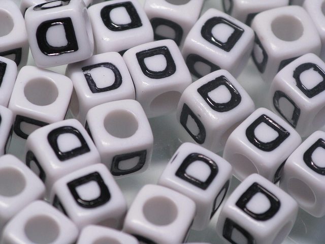 TOKO-BEADS P007-204P Alphabet (30g) (D) 7mm P007-204P アルファベット30g約120個（D） 7mm Asian bead & African bead  Handmade,Lampeork,bead,asia,india,ethnic,parts,accessory,beads とんぼ玉,ビーズ,トンボ玉,アジア,インド,エスニック,手作り,パーツ,アクセサリー