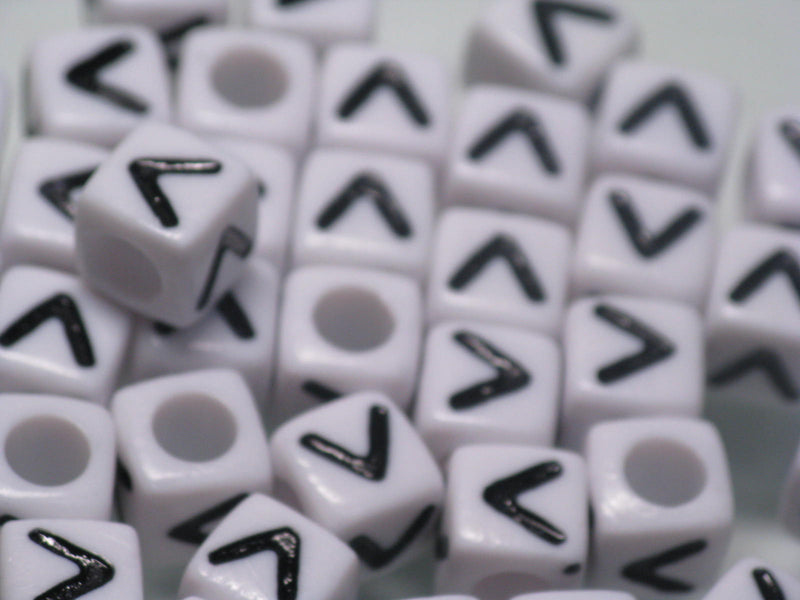 TOKO-BEADS P007-222P Alphabet (30g) (V) 7mm P007-222P アルファベット30g約120個（V） 7mm Asian bead & African bead  Handmade,Lampeork,bead,asia,india,ethnic,parts,accessory,beads とんぼ玉,ビーズ,トンボ玉,アジア,インド,エスニック,手作り,パーツ,アクセサリー