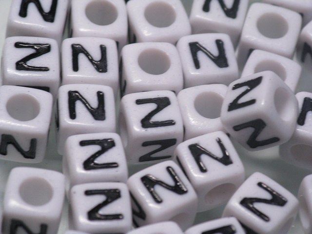 TOKO-BEADS P007-226P Alphabet (30g) (Z) 7mm P007-226P アルファベット30g約120個（Z） 7mm Asian bead & African bead  Handmade,Lampeork,bead,asia,india,ethnic,parts,accessory,beads とんぼ玉,ビーズ,トンボ玉,アジア,インド,エスニック,手作り,パーツ,アクセサリー