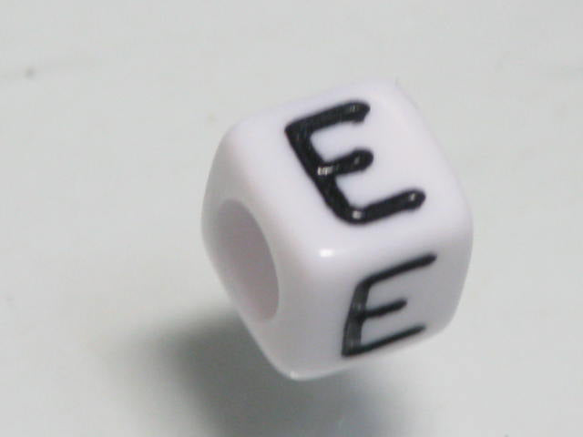 TOKO-BEADS P101-05 Alphabet (E) 6mm P101-05 アルファベット（E） 6mm Asian bead & African bead  Handmade,Lampeork,bead,asia,india,ethnic,parts,accessory,beads とんぼ玉,ビーズ,トンボ玉,アジア,インド,エスニック,手作り,パーツ,アクセサリー