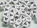 TOKO-BEADS P101-01P Alphabet (20g) (A) 6mm P101-01P アルファベット20ｇ約120個（A） 6mm Asian bead & African bead  Handmade,Lampeork,bead,asia,india,ethnic,parts,accessory,beads とんぼ玉,ビーズ,トンボ玉,アジア,インド,エスニック,手作り,パーツ,アクセサリー