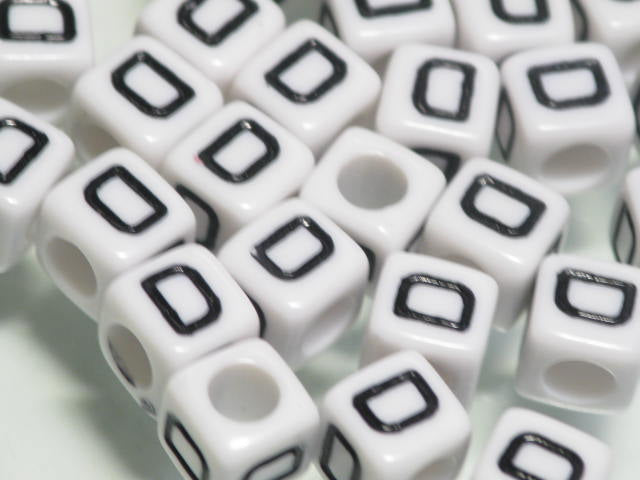 TOKO-BEADS P101-04P Alphabet (20g) (D) 6mm P101-04P アルファベット20ｇ約120個（D） 6mm Asian bead & African bead  Handmade,Lampeork,bead,asia,india,ethnic,parts,accessory,beads とんぼ玉,ビーズ,トンボ玉,アジア,インド,エスニック,手作り,パーツ,アクセサリー