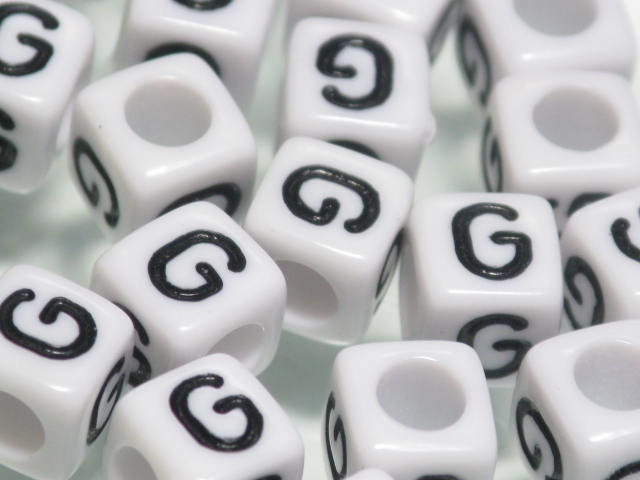 TOKO-BEADS P101-07P Alphabet (20g) (G) 6mm P101-07P アルファベット20ｇ約120個（G） 6mm Asian bead & African bead  Handmade,Lampeork,bead,asia,india,ethnic,parts,accessory,beads とんぼ玉,ビーズ,トンボ玉,アジア,インド,エスニック,手作り,パーツ,アクセサリー