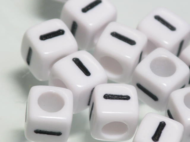 TOKO-BEADS P101-09P Alphabet (20g) (I) 6mm P101-09P アルファベット20ｇ約120個（I） 6mm Asian bead & African bead  Handmade,Lampeork,bead,asia,india,ethnic,parts,accessory,beads とんぼ玉,ビーズ,トンボ玉,アジア,インド,エスニック,手作り,パーツ,アクセサリー