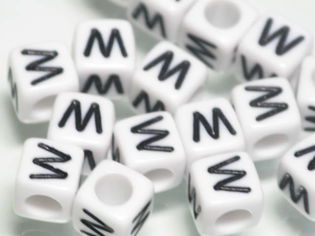 TOKO-BEADS P101-23P Alphabet (20g) (W) 6mm P101-23P アルファベット20ｇ約120個（W） 6mm Asian bead & African bead  Handmade,Lampeork,bead,asia,india,ethnic,parts,accessory,beads とんぼ玉,ビーズ,トンボ玉,アジア,インド,エスニック,手作り,パーツ,アクセサリー