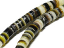 TOKO-BEADS PB005-23 Shell bead (strand) 4.5mm PB005-23 ヒーシービーズ（連） 4.5mm Asian bead & African bead  Handmade,Lampeork,bead,asia,india,ethnic,parts,accessory,beads とんぼ玉,ビーズ,トンボ玉,アジア,インド,エスニック,手作り,パーツ,アクセサリー
