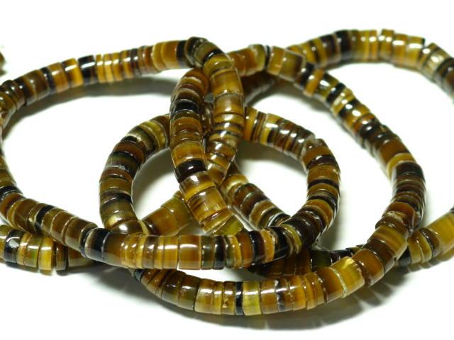 TOKO-BEADS PB005-24 Shell bead (strand) 4.5mm PB005-24 ヒーシービーズ（連） 4.5mm Asian bead & African bead  Handmade,Lampeork,bead,asia,india,ethnic,parts,accessory,beads とんぼ玉,ビーズ,トンボ玉,アジア,インド,エスニック,手作り,パーツ,アクセサリー