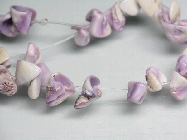 TOKO-BEADS |PB007-54N シェルビーズ（連） 6~12mm