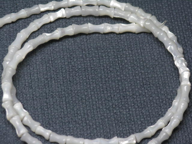 | TOKO-BEADS |PB007N-62 シェルビーズ（連） 3mmとんぼ玉,ビーズ,トンボ玉,アジア,インド,エスニック,手作り,パーツ,アクセサリー