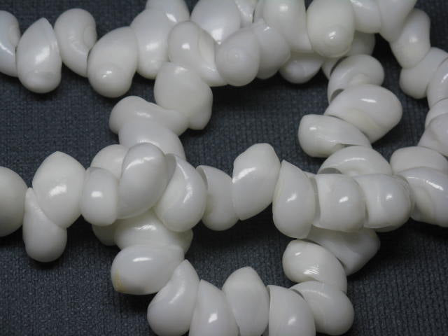 | TOKO-BEADS |PB007N-73 シェルビーズ（連） 13~14mmとんぼ玉,ビーズ,トンボ玉,アジア,インド,エスニック,手作り,パーツ,アクセサリー