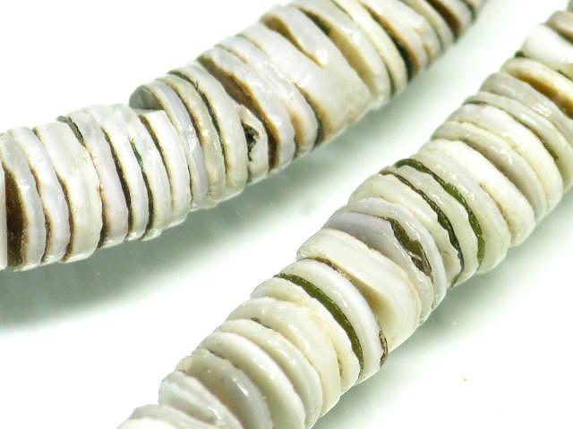 TOKO-BEADS PB010-11 Shell bead (strand) 5mm PB010-11 ヒーシービーズ（連） 5mm Asian bead & African bead  Handmade,Lampeork,bead,asia,india,ethnic,parts,accessory,beads とんぼ玉,ビーズ,トンボ玉,アジア,インド,エスニック,手作り,パーツ,アクセサリー
