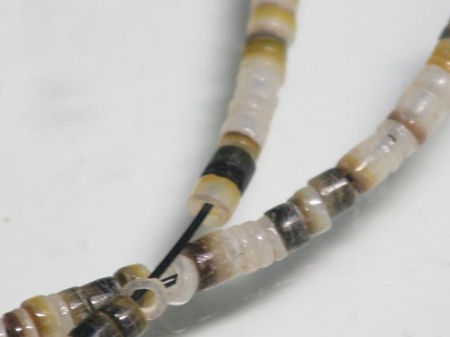 TOKO-BEADS PB011-10 Shell bead (strand) 3mm PB011-10 ヒーシービーズ（連） 3mm Asian bead & African bead  Handmade,Lampeork,bead,asia,india,ethnic,parts,accessory,beads とんぼ玉,ビーズ,トンボ玉,アジア,インド,エスニック,手作り,パーツ,アクセサリー