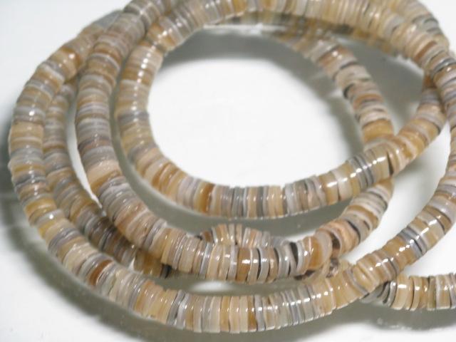 | TOKO-BEADS |PB011-17 ヒーシービーズ（連） 5mmとんぼ玉,ビーズ,トンボ玉,アジア,インド,エスニック,手作り,パーツ,アクセサリー