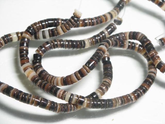 | TOKO-BEADS |PB011-23 ヒーシービーズ（連） 5mmとんぼ玉,ビーズ,トンボ玉,アジア,インド,エスニック,手作り,パーツ,アクセサリー