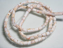 TOKO-BEADS PB011-26 Shell bead (strand) 4.8mm PB011-26 ヒーシービーズ（連） 4.8mm Asian bead & African bead  Handmade,Lampeork,bead,asia,india,ethnic,parts,accessory,beads とんぼ玉,ビーズ,トンボ玉,アジア,インド,エスニック,手作り,パーツ,アクセサリー