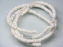 TOKO-BEADS PB014-09 Puka-Shell (strand) 3~4.5mm PB014-09 プカシェル（連） 3~4.5mm Asian bead & African bead  Handmade,Lampeork,bead,asia,india,ethnic,parts,accessory,beads とんぼ玉,ビーズ,トンボ玉,アジア,インド,エスニック,手作り,パーツ,アクセサリー