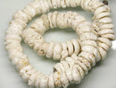 TOKO-BEADS PB014-17 Puka-Shell (strand) 10.5~12mm PB014-17 プカシェル（連） 10.5~12mm Asian bead & African bead  Handmade,Lampeork,bead,asia,india,ethnic,parts,accessory,beads とんぼ玉,ビーズ,トンボ玉,アジア,インド,エスニック,手作り,パーツ,アクセサリー