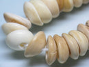 TOKO-BEADS PB014-18 Puka-Shell (West Africa) 9~16mm PB014-18 プカシェル（西アフリカ） 9~16mm Asian bead & African bead  Handmade,Lampeork,bead,asia,india,ethnic,parts,accessory,beads とんぼ玉,ビーズ,トンボ玉,アジア,インド,エスニック,手作り,パーツ,アクセサリー