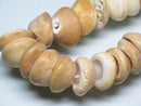 TOKO-BEADS PB014-19 Puka-Shell (West Africa) 14~18mm PB014-19 プカシェル（西アフリカ） 14~18mm Asian bead & African bead  Handmade,Lampeork,bead,asia,india,ethnic,parts,accessory,beads とんぼ玉,ビーズ,トンボ玉,アジア,インド,エスニック,手作り,パーツ,アクセサリー