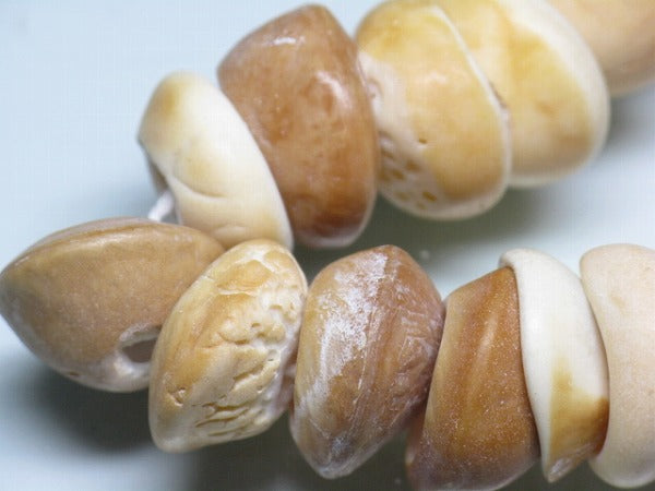 TOKO-BEADS PB014-20 Puka-Shell (West Africa) 16~20mm PB014-20 プカシェル（西アフリカ） 16~20mm Asian bead & African bead  Handmade,Lampeork,bead,asia,india,ethnic,parts,accessory,beads とんぼ玉,ビーズ,トンボ玉,アジア,インド,エスニック,手作り,パーツ,アクセサリー