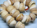 TOKO-BEADS PB014-20 Puka-Shell (West Africa) 16~20mm PB014-20 プカシェル（西アフリカ） 16~20mm Asian bead & African bead  Handmade,Lampeork,bead,asia,india,ethnic,parts,accessory,beads とんぼ玉,ビーズ,トンボ玉,アジア,インド,エスニック,手作り,パーツ,アクセサリー