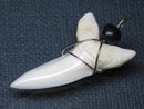 TOKO-BEADS PB016-09 Shark Tooth (Maco Shark with wire LL) 37mm PB016-09 サメの歯（アオザメ ワイヤー付 LL） 37mm Asian bead & African bead  Handmade,Lampeork,bead,asia,india,ethnic,parts,accessory,beads とんぼ玉,ビーズ,トンボ玉,アジア,インド,エスニック,手作り,パーツ,アクセサリー