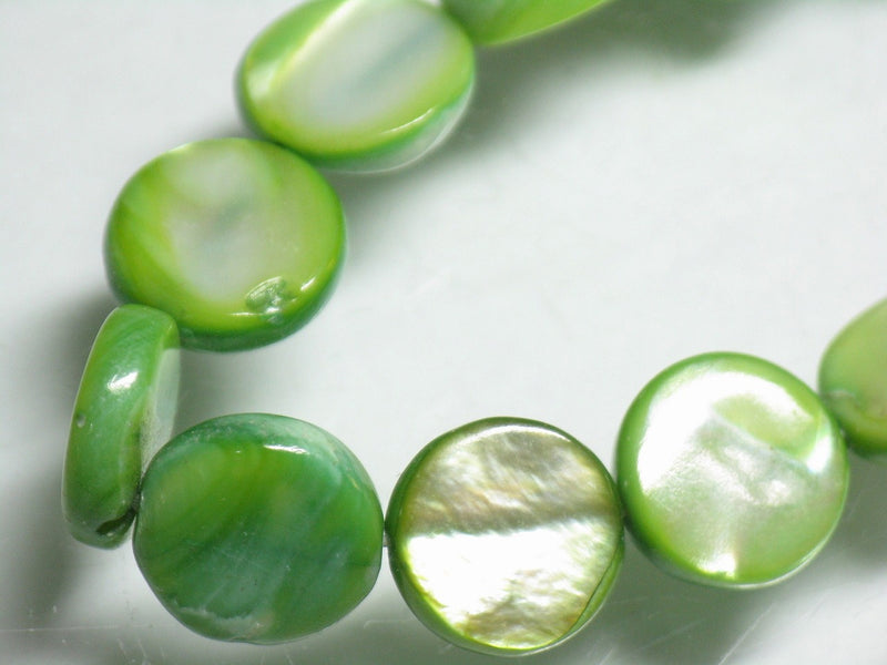 TOKO-BEADS PB019-02N Shell bead (strand) 11mm PB019-02N コイン型シェルビーズ（連） 11mm Asian bead & African bead  Handmade,Lampeork,bead,asia,india,ethnic,parts,accessory,beads とんぼ玉,ビーズ,トンボ玉,アジア,インド,エスニック,手作り,パーツ,アクセサリー