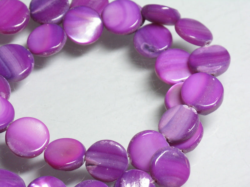 TOKO-BEADS PB019-05N Shell bead (strand) 11mm PB019-05N コイン型シェルビーズ（連） 11mm Asian bead & African bead  Handmade,Lampeork,bead,asia,india,ethnic,parts,accessory,beads とんぼ玉,ビーズ,トンボ玉,アジア,インド,エスニック,手作り,パーツ,アクセサリー