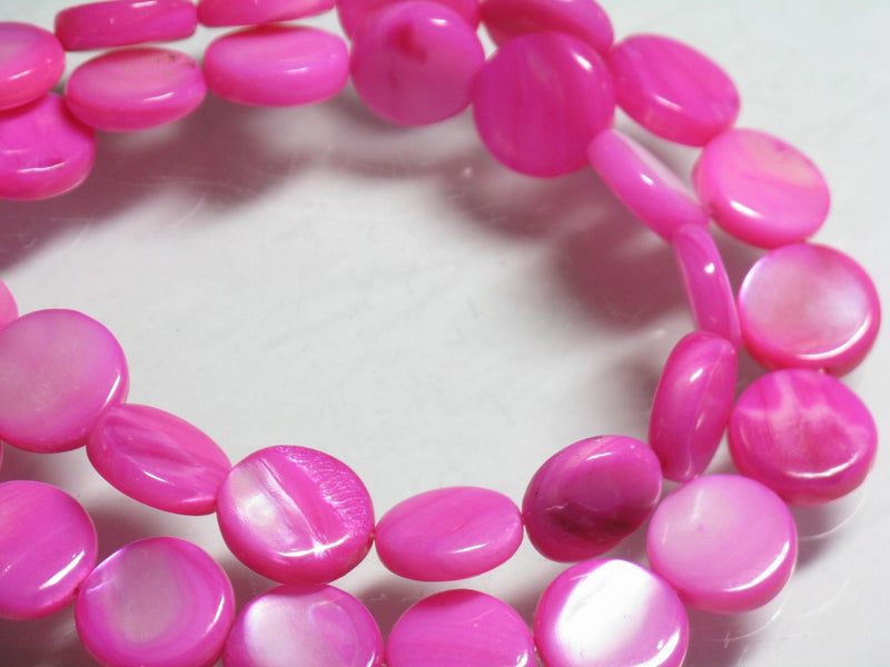 TOKO-BEADS PB019-08N Shell bead (strand) 11mm PB019-08N コイン型シェルビーズ（連） 11mm Asian bead & African bead  Handmade,Lampeork,bead,asia,india,ethnic,parts,accessory,beads とんぼ玉,ビーズ,トンボ玉,アジア,インド,エスニック,手作り,パーツ,アクセサリー