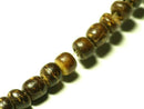 TOKO-BEADS PW001-01 Palm wood bead (strand) 3.5mm PW001-01 ココナッツビーズ（連） 3.5mm Asian bead & African bead  Handmade,Lampeork,bead,asia,india,ethnic,parts,accessory,beads とんぼ玉,ビーズ,トンボ玉,アジア,インド,エスニック,手作り,パーツ,アクセサリー