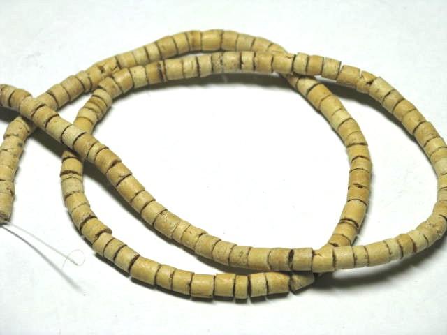 | TOKO-BEADS |PW001-03 ココナッツビーズ（連） 3.5mmとんぼ玉,ビーズ,トンボ玉,アジア,インド,エスニック,手作り,パーツ,アクセサリー