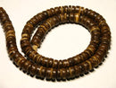 TOKO-BEADS PW001-13 Palm wood bead (strand) 8mm PW001-13 ココナッツビーズ（連） 8mm Asian bead & African bead  Handmade,Lampeork,bead,asia,india,ethnic,parts,accessory,beads とんぼ玉,ビーズ,トンボ玉,アジア,インド,エスニック,手作り,パーツ,アクセサリー