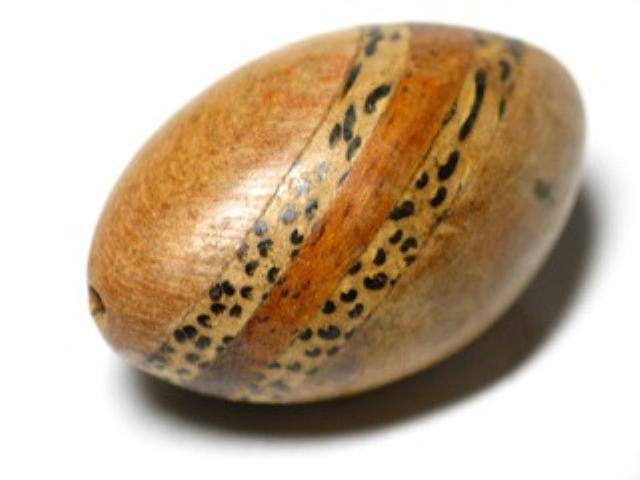 TOKO-BEADS PW002-44 Wooden bead 20mm PW002-44 ウッドビーズ（ローズウッド） 20mm Asian bead & African bead  Handmade,Lampeork,bead,asia,india,ethnic,parts,accessory,beads とんぼ玉,ビーズ,トンボ玉,アジア,インド,エスニック,手作り,パーツ,アクセサリー