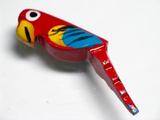 TOKO-BEADS PW002-75 Wooden Charm 36~40mm PW002-75 ウッドチャーム（オウム） 36~40mm Asian bead & African bead  Handmade,Lampeork,bead,asia,india,ethnic,parts,accessory,beads とんぼ玉,ビーズ,トンボ玉,アジア,インド,エスニック,手作り,パーツ,アクセサリー