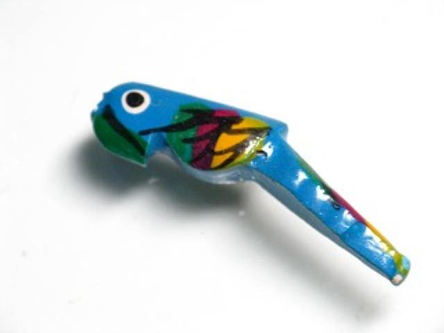 TOKO-BEADS PW002-78 Wooden Charm 25mm PW002-78 ウッドチャーム（オウム） 25mm Asian bead & African bead  Handmade,Lampeork,bead,asia,india,ethnic,parts,accessory,beads とんぼ玉,ビーズ,トンボ玉,アジア,インド,エスニック,手作り,パーツ,アクセサリー