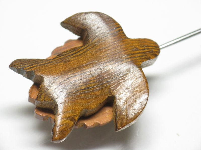 PW002-80 Palm wood Charm 28mm