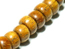 TOKO-BEADS PW002-03N Wooden bead (strand) 7.5mm PW002-03N ウッドビーズ（連） 7.5mm Asian bead & African bead  Handmade,Lampeork,bead,asia,india,ethnic,parts,accessory,beads とんぼ玉,ビーズ,トンボ玉,アジア,インド,エスニック,手作り,パーツ,アクセサリー
