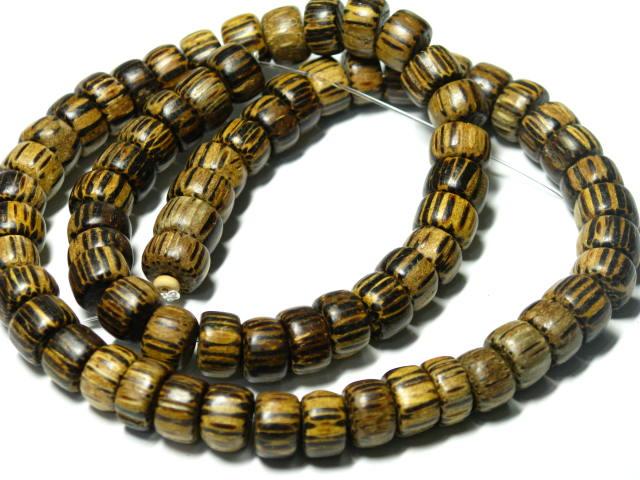 | TOKO-BEADS |PW002N-10 ココナッツビーズ（連） 9mmとんぼ玉,ビーズ,トンボ玉,アジア,インド,エスニック,手作り,パーツ,アクセサリー