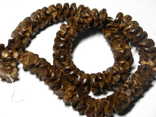 TOKO-BEADS PW002N-18 Palm wood bead (strand) 10mm PW002N-18 ココナッツビーズ（連） 10mm Asian bead & African bead  Handmade,Lampeork,bead,asia,india,ethnic,parts,accessory,beads とんぼ玉,ビーズ,トンボ玉,アジア,インド,エスニック,手作り,パーツ,アクセサリー