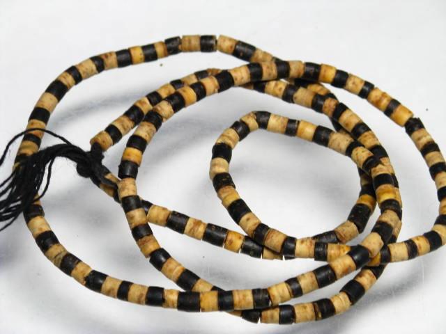 | TOKO-BEADS |PW003-10 ココナッツビーズ（連） 3.5mmとんぼ玉,ビーズ,トンボ玉,アジア,インド,エスニック,手作り,パーツ,アクセサリー