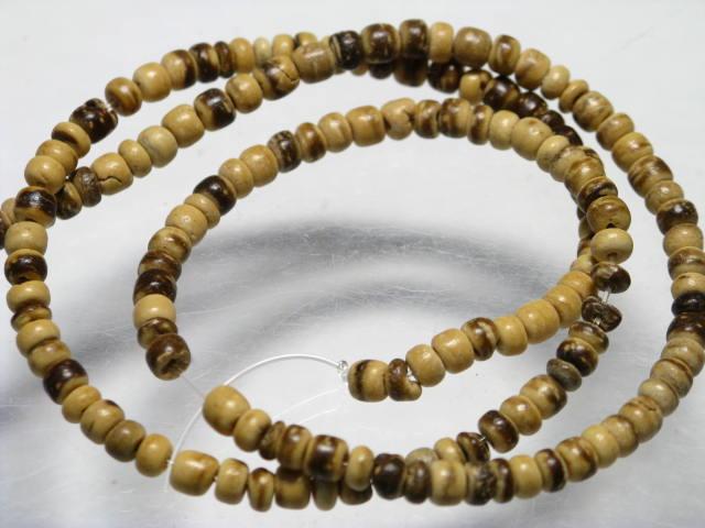 TOKO-BEADS PW003-04N Palm wood bead (strand) 3.5mm PW003-04N ココナッツビーズ（連） 3.5mm Asian bead & African bead  Handmade,Lampeork,bead,asia,india,ethnic,parts,accessory,beads とんぼ玉,ビーズ,トンボ玉,アジア,インド,エスニック,手作り,パーツ,アクセサリー