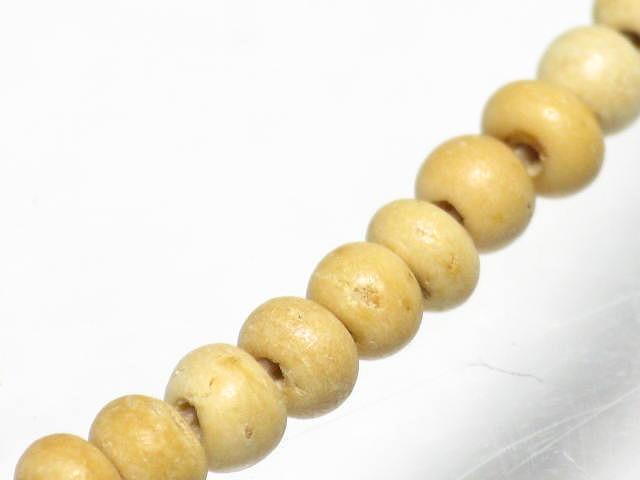 TOKO-BEADS PW003-06N Palm wood bead (strand) 3.5mm PW003-06N ココナッツビーズ（連） 3.5mm Asian bead & African bead  Handmade,Lampeork,bead,asia,india,ethnic,parts,accessory,beads とんぼ玉,ビーズ,トンボ玉,アジア,インド,エスニック,手作り,パーツ,アクセサリー