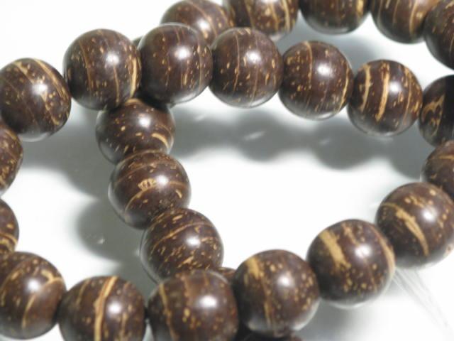 | TOKO-BEADS |PW004N-03 ココナッツビーズ（連） 12.5mmとんぼ玉,ビーズ,トンボ玉,アジア,インド,エスニック,手作り,パーツ,アクセサリー