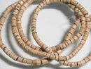 TOKO-BEADS PW004-14N Palm wood bead (strand) 3mm PW004-14N ココナッツビーズ（連） 3mm Asian bead & African bead  Handmade,Lampeork,bead,asia,india,ethnic,parts,accessory,beads とんぼ玉,ビーズ,トンボ玉,アジア,インド,エスニック,手作り,パーツ,アクセサリー