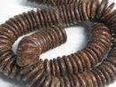TOKO-BEADS PW004-16N Palm wood bead (strand) 15mm PW004-16N ココナッツビーズ（連） 15mm Asian bead & African bead  Handmade,Lampeork,bead,asia,india,ethnic,parts,accessory,beads とんぼ玉,ビーズ,トンボ玉,アジア,インド,エスニック,手作り,パーツ,アクセサリー