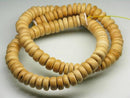 TOKO-BEADS PW005-07 Wooden bead (strand) 8mm PW005-07 ウッドビーズ（連） 8mm Asian bead & African bead  Handmade,Lampeork,bead,asia,india,ethnic,parts,accessory,beads とんぼ玉,ビーズ,トンボ玉,アジア,インド,エスニック,手作り,パーツ,アクセサリー
